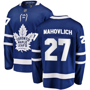 Youth Frank Mahovlich Toronto Maple Leafs Breakaway Home Jersey - Blue