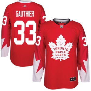 Youth Frederik Gauthier Toronto Maple Leafs Authentic Alternate Jersey - Red