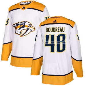 Youth Gabryel Boudreau Nashville Predators Authentic Away Jersey - White