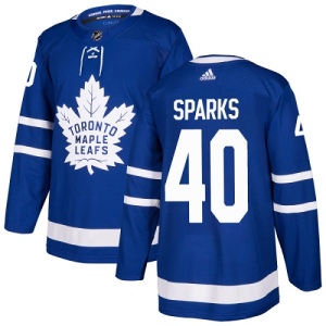 Youth Garret Sparks Toronto Maple Leafs Authentic Home Jersey - Royal Blue