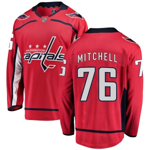 Youth Garrett Mitchell Washington Capitals Breakaway Home Jersey - Red