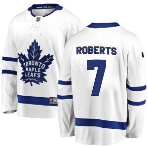 Youth Gary Roberts Toronto Maple Leafs Breakaway Away Jersey - White