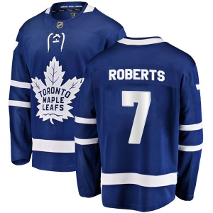 Youth Gary Roberts Toronto Maple Leafs Breakaway Home Jersey - Blue