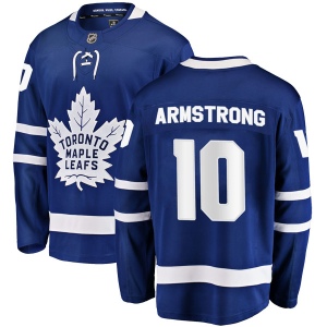 Youth George Armstrong Toronto Maple Leafs Breakaway Home Jersey - Blue