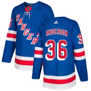 Youth Glenn Anderson New York Rangers Authentic Home Jersey - Royal Blue