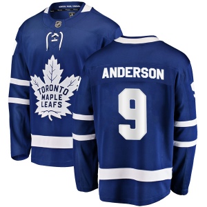 Youth Glenn Anderson Toronto Maple Leafs Breakaway Home Jersey - Blue