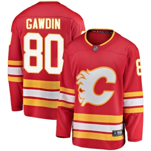 Youth Glenn Gawdin Calgary Flames Breakaway Alternate Jersey - Red