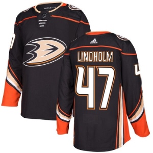 Youth Hampus Lindholm Anaheim Ducks Authentic Home Jersey - Black