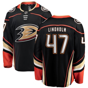 Youth Hampus Lindholm Anaheim Ducks Authentic Home Jersey - Black