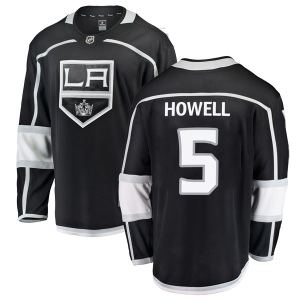 Youth Harry Howell Los Angeles Kings Breakaway Home Jersey - Black