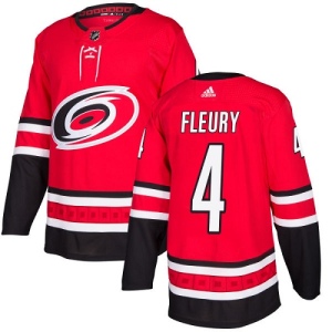 Youth Haydn Fleury Carolina Hurricanes Authentic Home Jersey - Red