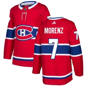 Youth Howie Morenz Montreal Canadiens Authentic Home Jersey - Red