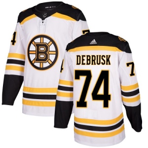 Youth Jake DeBrusk Boston Bruins Authentic Away Jersey - White