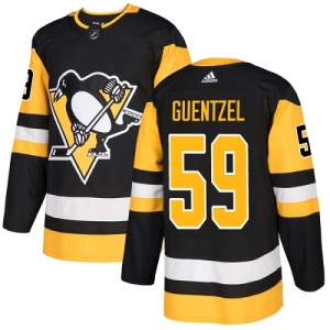 Youth Jake Guentzel Pittsburgh Penguins Authentic Home Jersey - Black