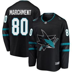 Youth Jake Marchment San Jose Sharks Breakaway Alternate Jersey - Black