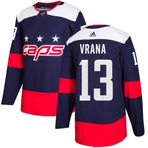 Youth Jakub Vrana Washington Capitals Authentic 2018 Stadium Series Jersey - Navy Blue