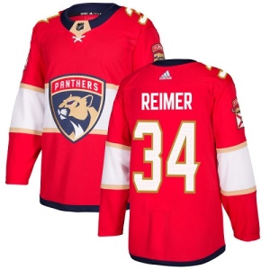 Youth James Reimer Florida Panthers Authentic Home Jersey - Red