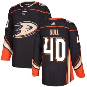 Youth Jared Boll Anaheim Ducks Authentic Home Jersey - Black