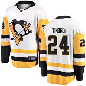 Youth Jarred Tinordi Pittsburgh Penguins Breakaway Away Jersey - White