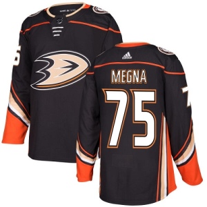 Youth Jaycob Megna Anaheim Ducks Authentic Home Jersey - Black