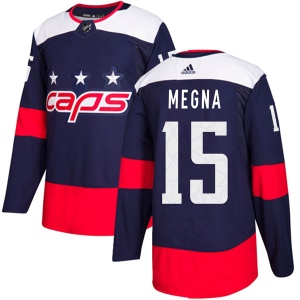 Youth Jayson Megna Washington Capitals Authentic 2018 Stadium Series Jersey - Navy Blue