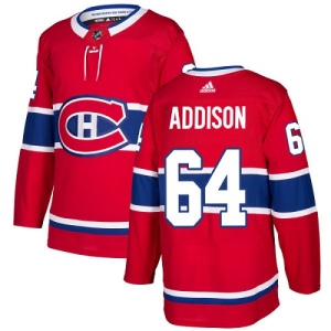 Youth Jeremiah Addison Montreal Canadiens Authentic Home Jersey - Red