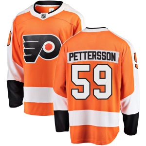 Youth Jesper Pettersson Philadelphia Flyers Breakaway Home Jersey - Orange