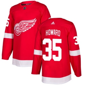 Youth Jimmy Howard Detroit Red Wings Authentic Home Jersey - Red