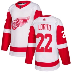 Youth Joe Vitale Detroit Red Wings Authentic Away Jersey - White