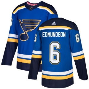 Youth Joel Edmundson St. Louis Blues Authentic Home Jersey - Royal Blue