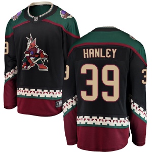 Youth Joel Hanley Arizona Coyotes Breakaway Alternate Jersey - Black