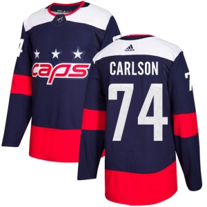 Youth John Carlson Washington Capitals Authentic 2018 Stadium Series Jersey - Navy Blue