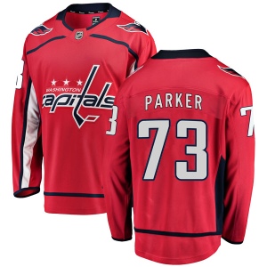 Youth John Parker Washington Capitals Breakaway Home Jersey - Red