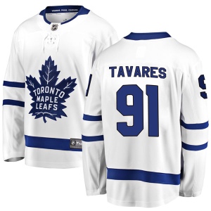 Youth John Tavares Toronto Maple Leafs Breakaway Away Jersey - White