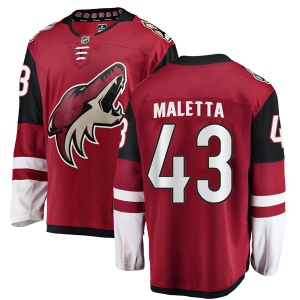 Youth Jordan Maletta Arizona Coyotes Authentic Home Jersey - Red