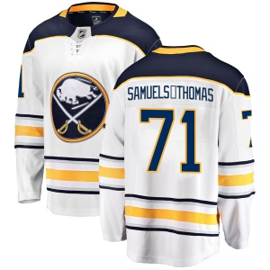 Youth Jordan Samuels-Thomas Buffalo Sabres Breakaway Away Jersey - White