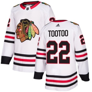 Youth Jordin Tootoo Chicago Blackhawks Authentic Away Jersey - White