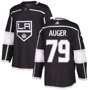 Youth Justin Auger Los Angeles Kings Authentic Home Jersey - Black