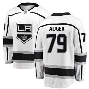 Youth Justin Auger Los Angeles Kings Breakaway Away Jersey - White