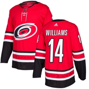 Youth Justin Williams Carolina Hurricanes Authentic Home Jersey - Red