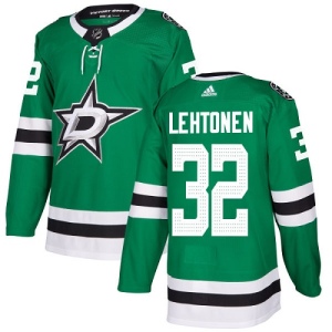 Youth Kari Lehtonen Dallas Stars Authentic Home Jersey - Green