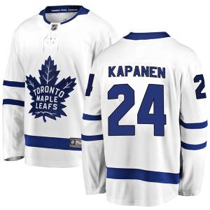 Youth Kasperi Kapanen Toronto Maple Leafs Breakaway Away Jersey - White