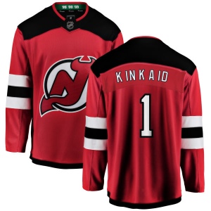 Youth Keith Kinkaid New Jersey Devils Home Breakaway Jersey - Red