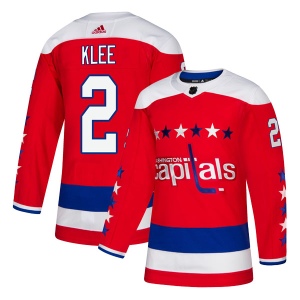 Youth Ken Klee Washington Capitals Authentic Alternate Jersey - Red