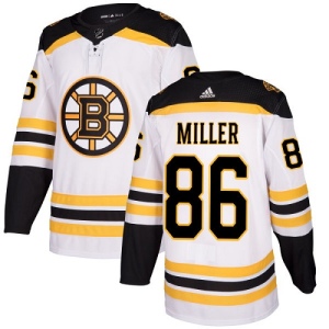 Youth Kevan Miller Boston Bruins Authentic Away Jersey - White