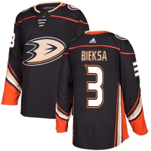 Youth Kevin Bieksa Anaheim Ducks Authentic Home Jersey - Black