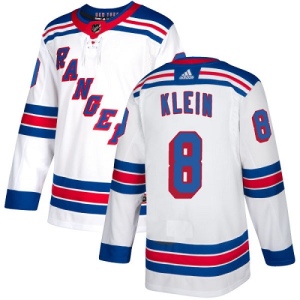 Youth Kevin Klein New York Rangers Authentic Away Jersey - White