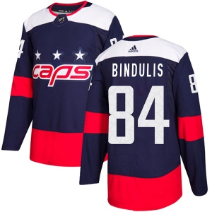 Youth Kris Bindulis Washington Capitals Authentic 2018 Stadium Series Jersey - Navy Blue