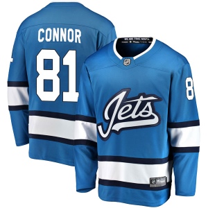 Youth Kyle Connor Winnipeg Jets Breakaway Alternate Jersey - Blue