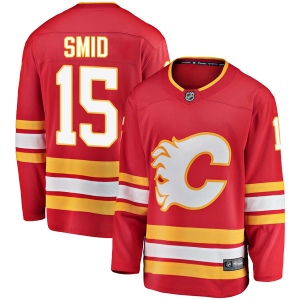 Youth Ladislav Smid Calgary Flames Breakaway Alternate Jersey - Red